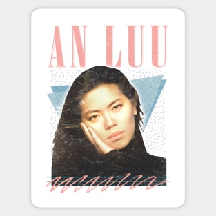 Thuy An Luu // 80s Retro Fan Art Design Sticker